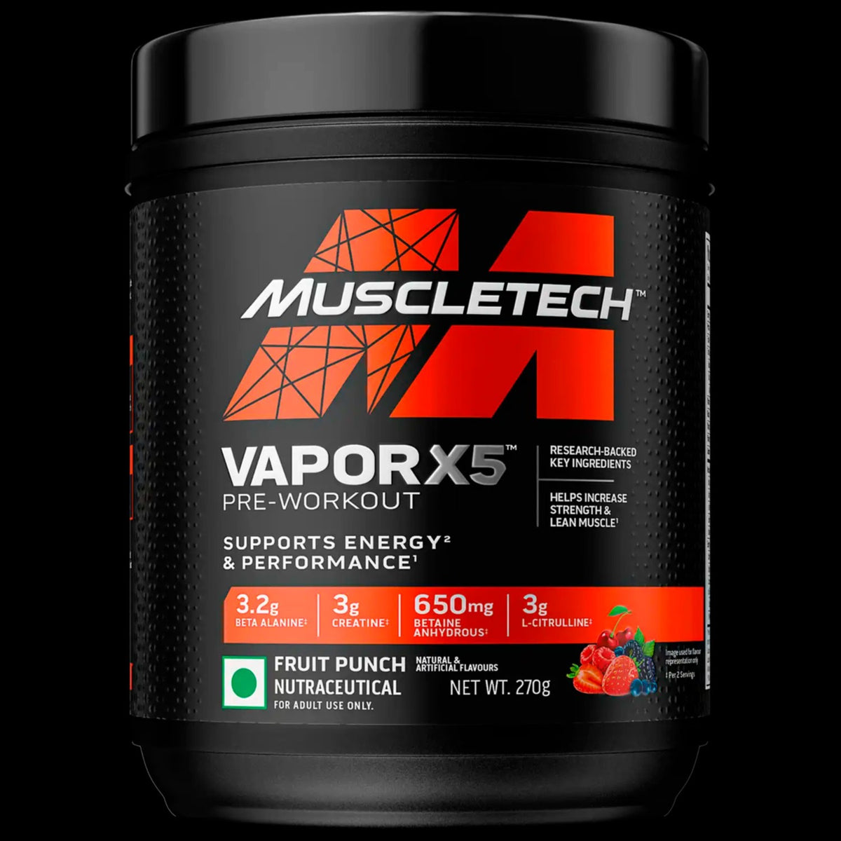 MuscleTech Vapor X5 Next Gen - 270 gm (0.59 Lb)