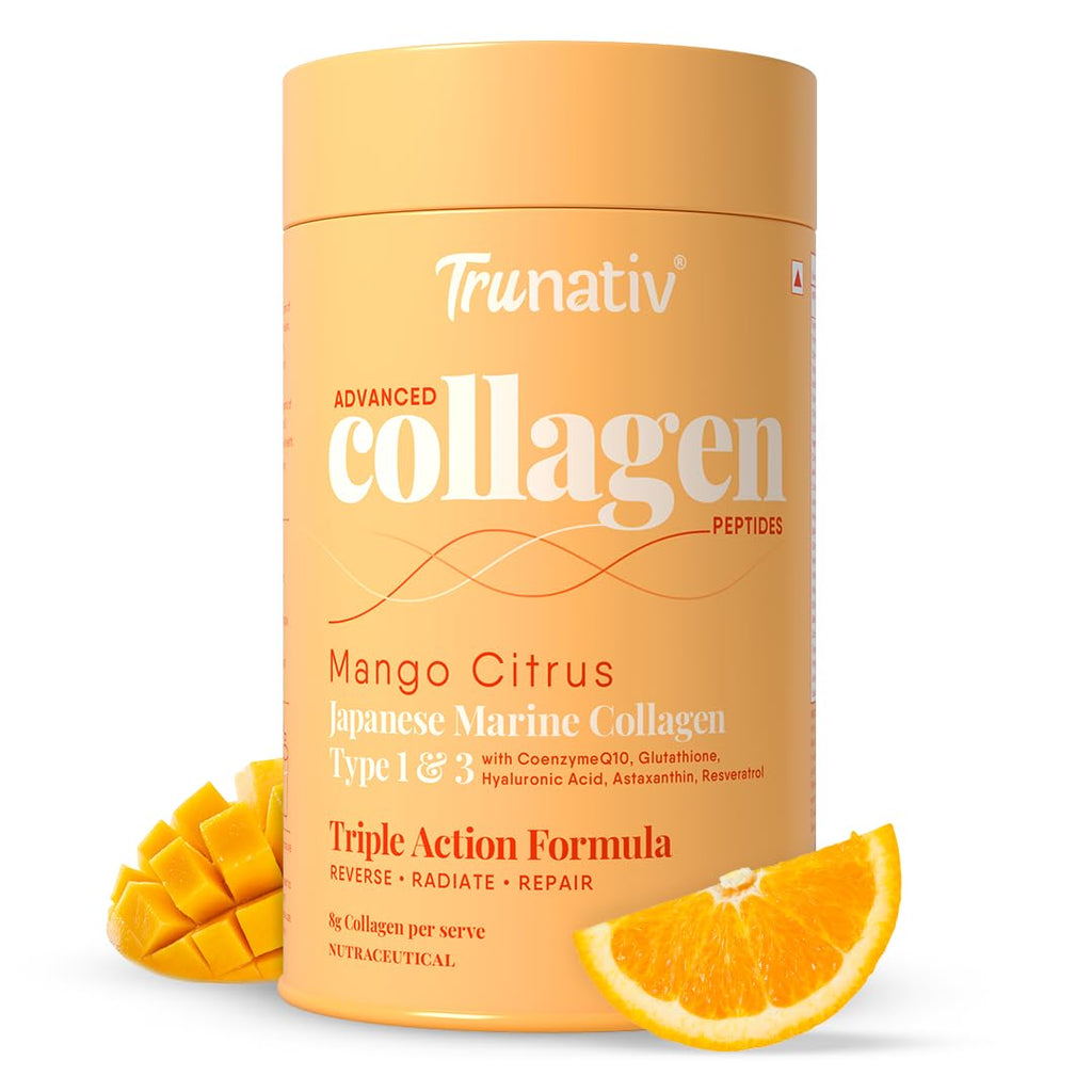 Trunativ Collagen Supplements | Advanced Japanese Marine Collagen Powder for Women & Men