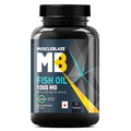 MuscleBlaze Omega 3 Fish Oil, 60 Capsules | 1000mg Omega 3 With 180mg EPA & 120mg DHA