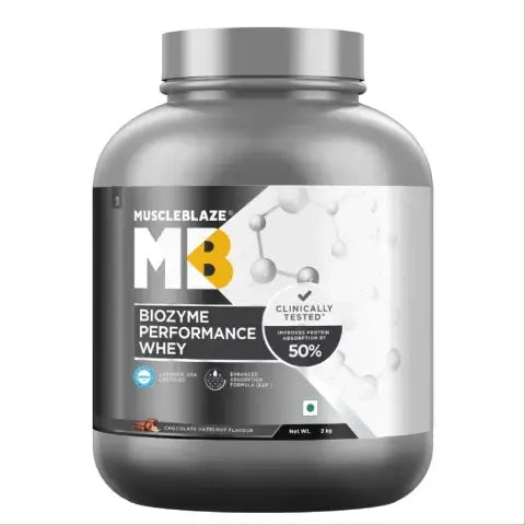 MUSCLEBLAZE BIOZYME PERFORMANCE WHEY PROTEIN FREE DELIVERY