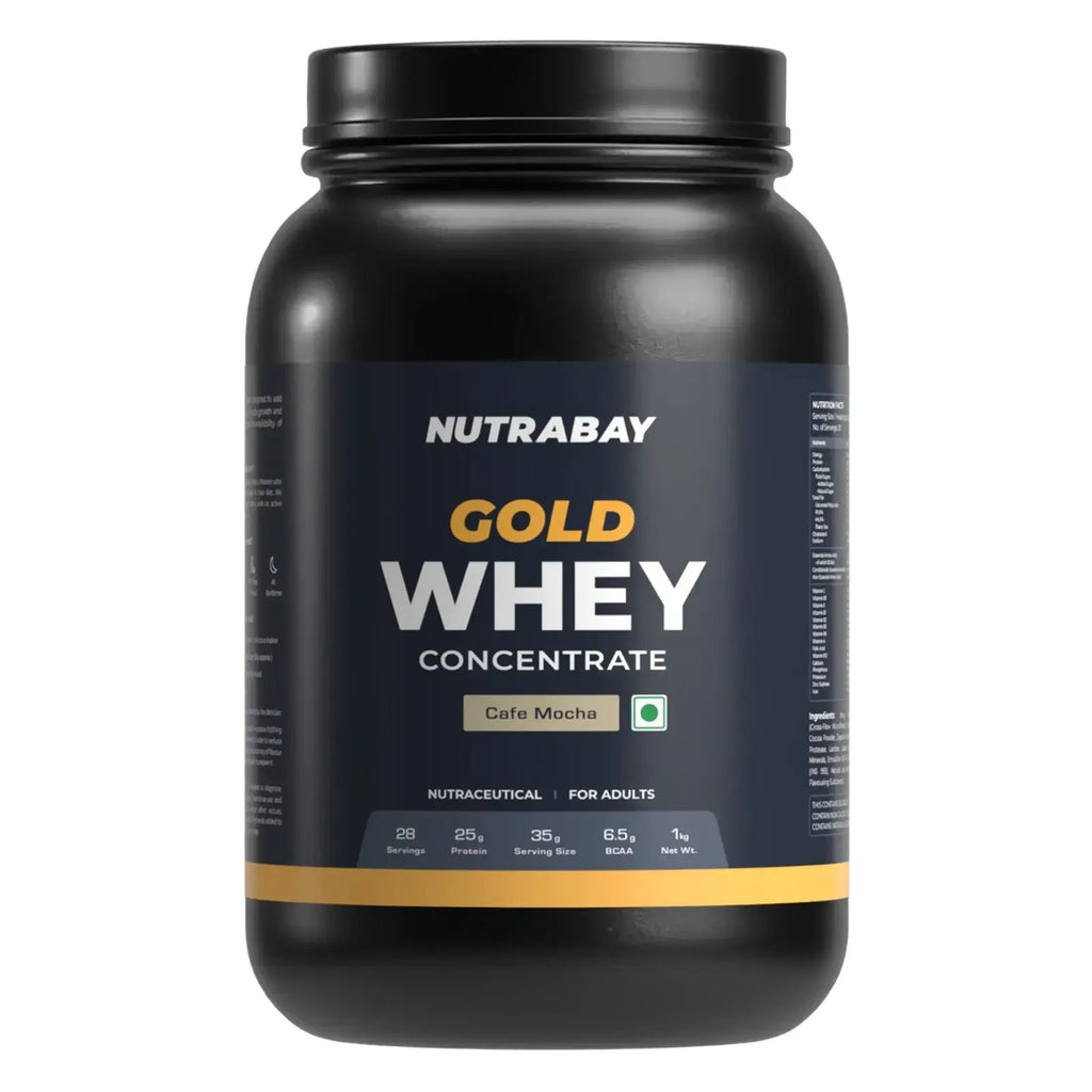 Nutrabay Gold 100% Whey Protein Concentrate - 1 Kg