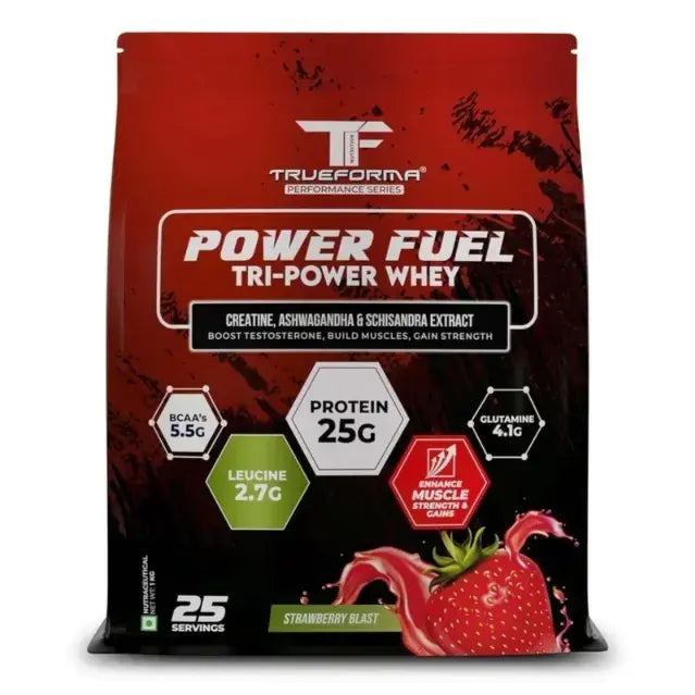 Trueforma® Power Fuel – Whey Protein with Creatine & Ashwagandha 1 kg