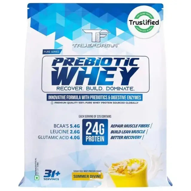 Trueforma® 100% Whey Protein with Prebiotics & Enzymes 1 KG