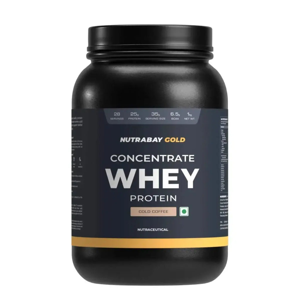 Nutrabay Gold 100% Whey Protein Concentrate - 1 Kg
