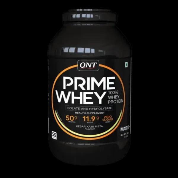 QNT Prime Whey Protein Powder | 2 Kg | Triple Blend of Whey Protein Isolate, Concentrate & hydrolysate