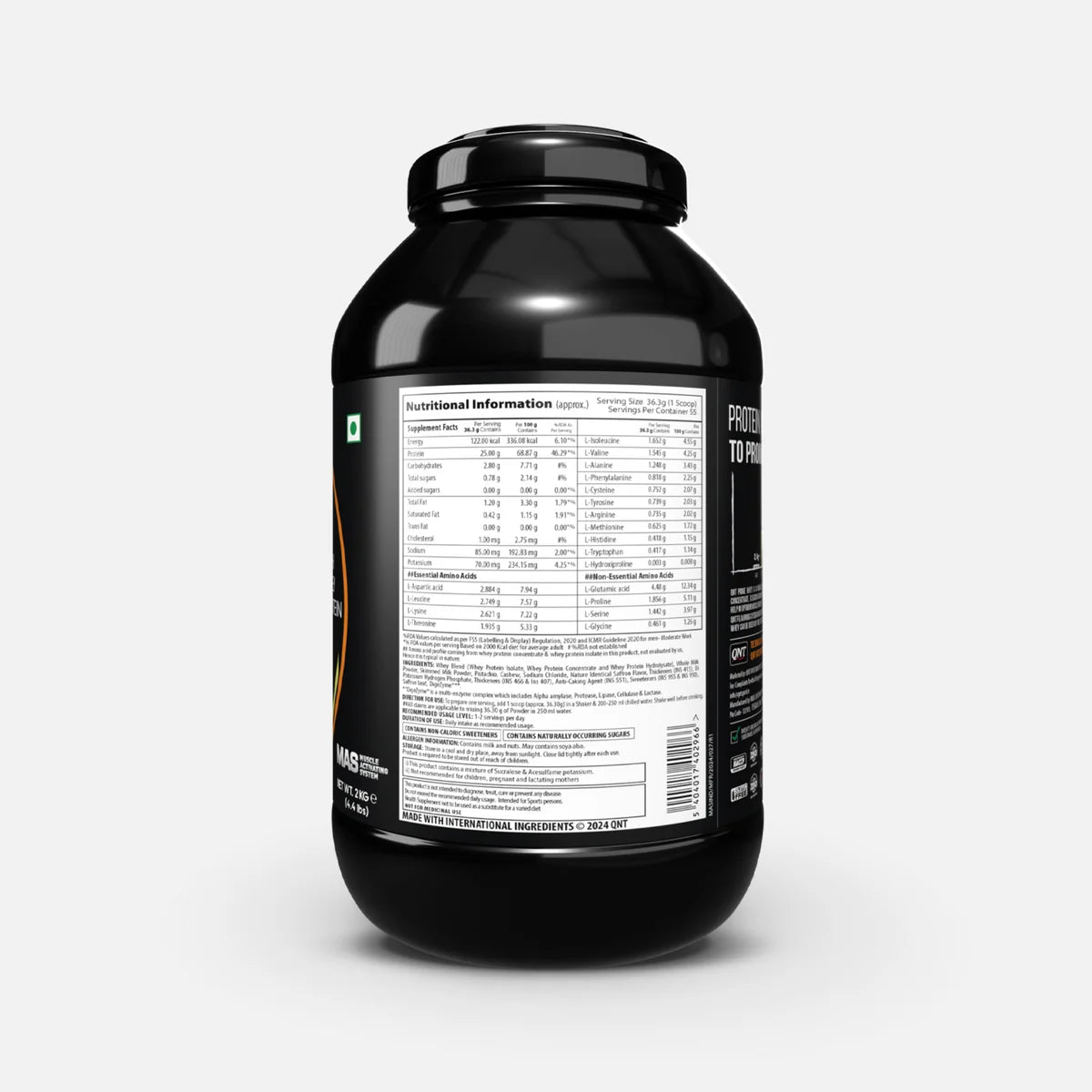QNT Prime Whey 100% Whey Protein | 2kg