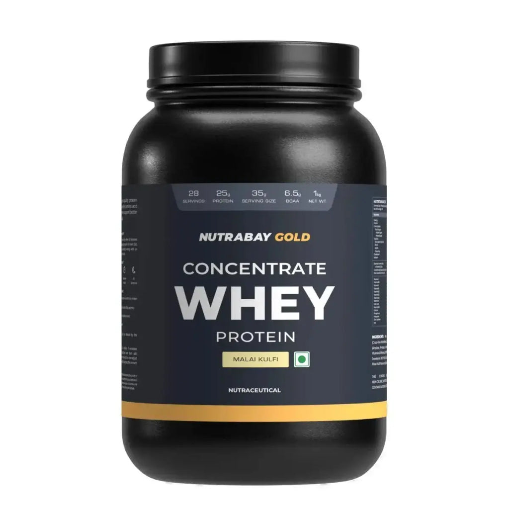 Nutrabay Gold 100% Whey Protein Concentrate - 1 Kg